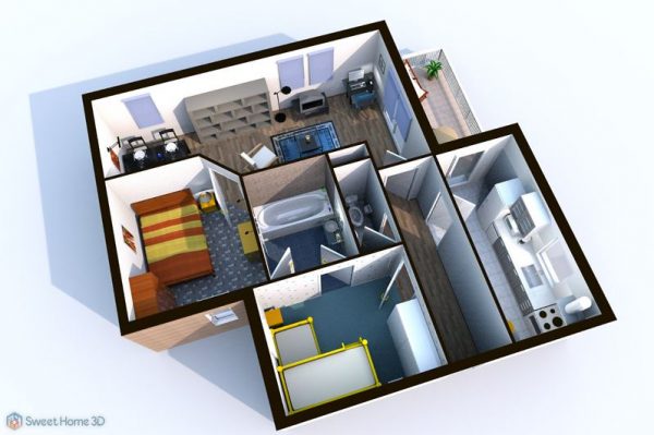 smart home 3d model