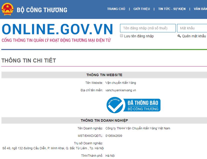 kien vang tren bo cong thuong