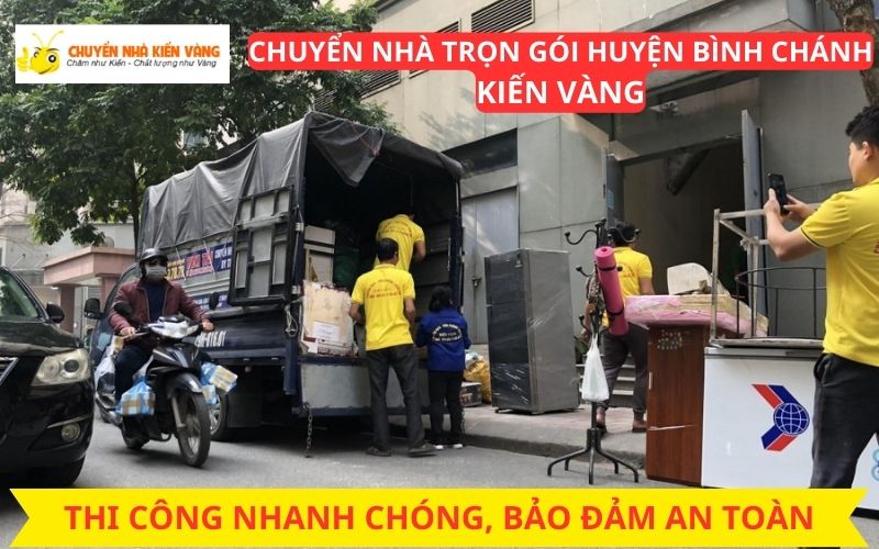 Dịch vụ chuyển nhà trọn gói huyện Bình Chánh giá rẻ
