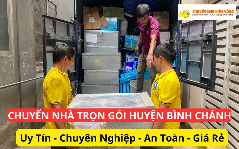 Dịch vụ chuyển nhà trọn gói huyện Bình Chánh