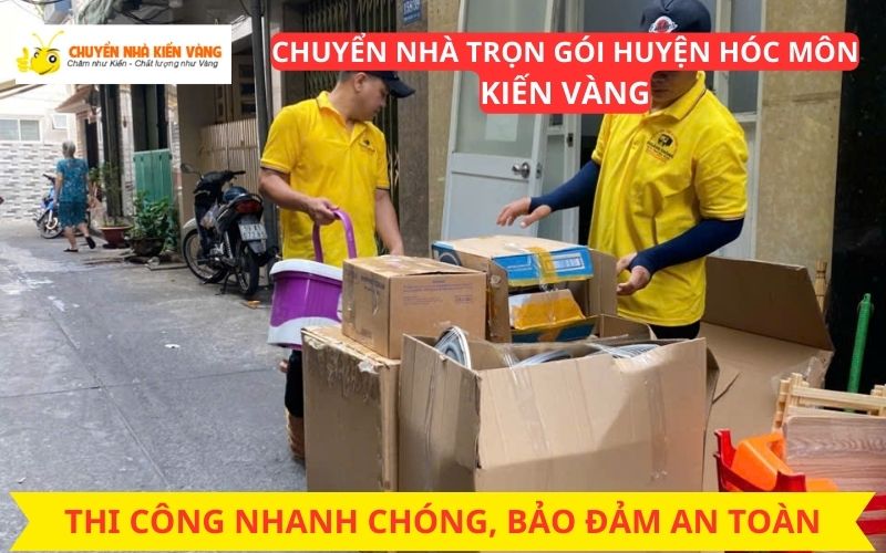 Dịch vụ chuyển nhà trọn gói huyện Hóc Môn chuyên nghiệp