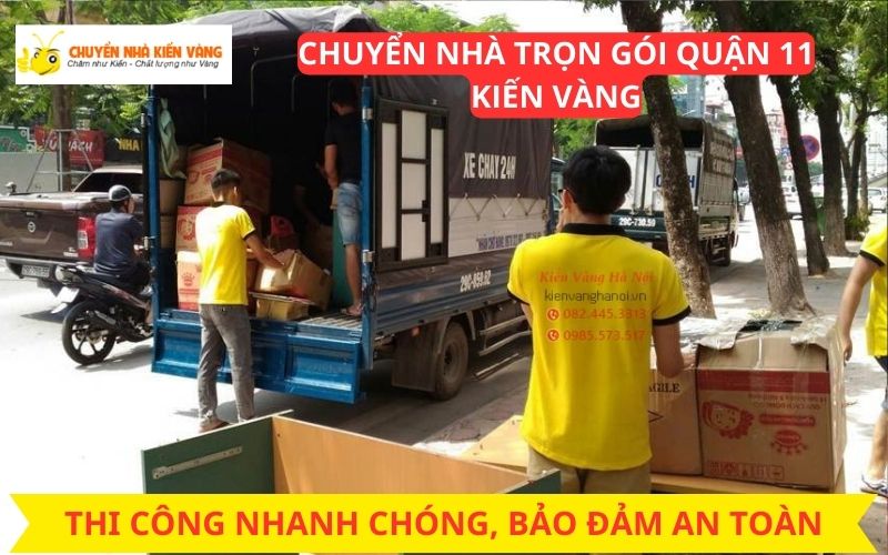 Dịch vụ chuyển nhà trọn gói Quận 11 giá rẻ