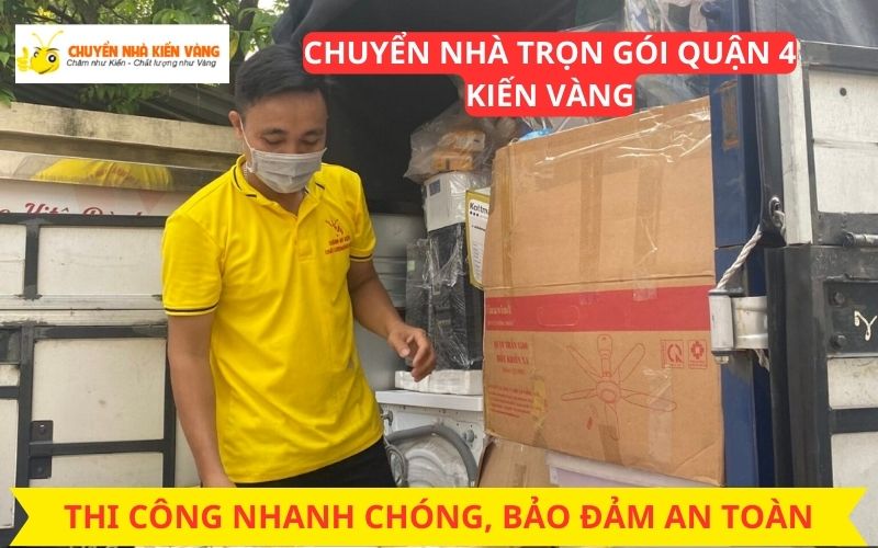 Dịch vụ chuyển nhà trọn gói Quận 4 giá rẻ