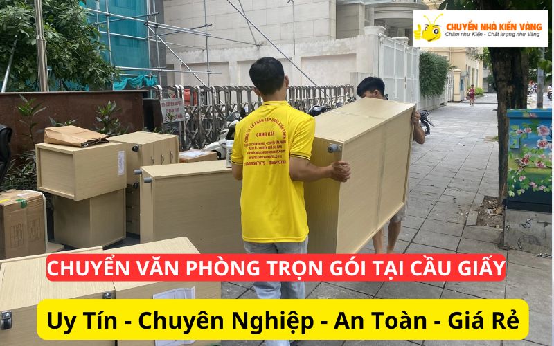 Dịch vụ chuyển văn phòng trọn gói Cầu Giấy