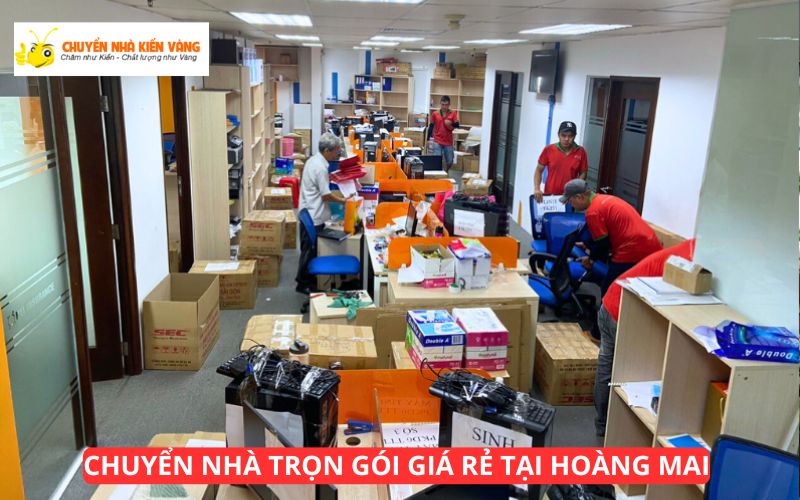 Dịch vụ chuyển văn phòng trọn gói Hoàng Mai chuyên nghiệp