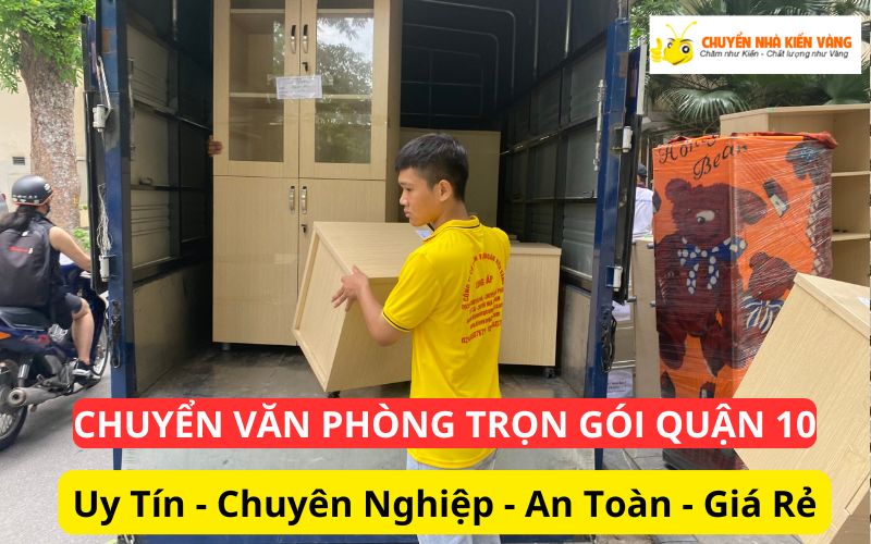 Dịch vụ chuyển văn phòng trọn gói Quận 10