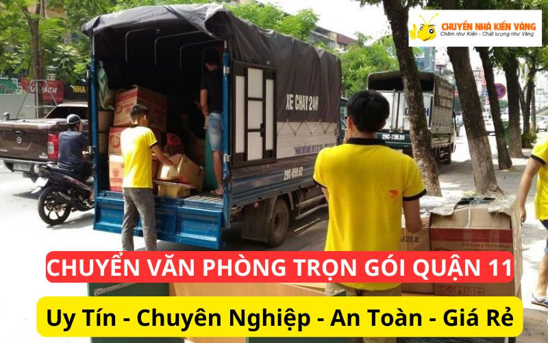 Dịch vụ chuyển văn phòng trọn gói Quận 11